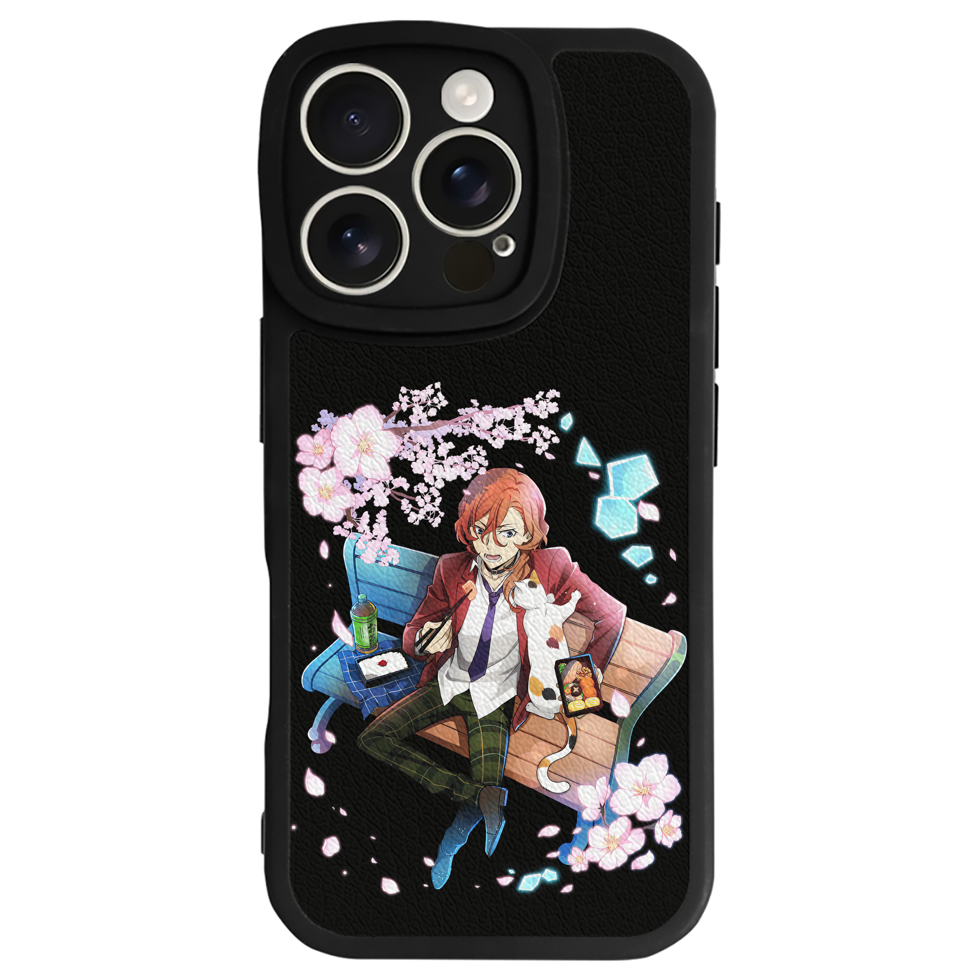 （画像用） 文豪ストレイドッグス Bungo Stray Dogs 【iPhone 16シリーズ対応】シリコンスマホケース（レザー調） 材質：シリコン